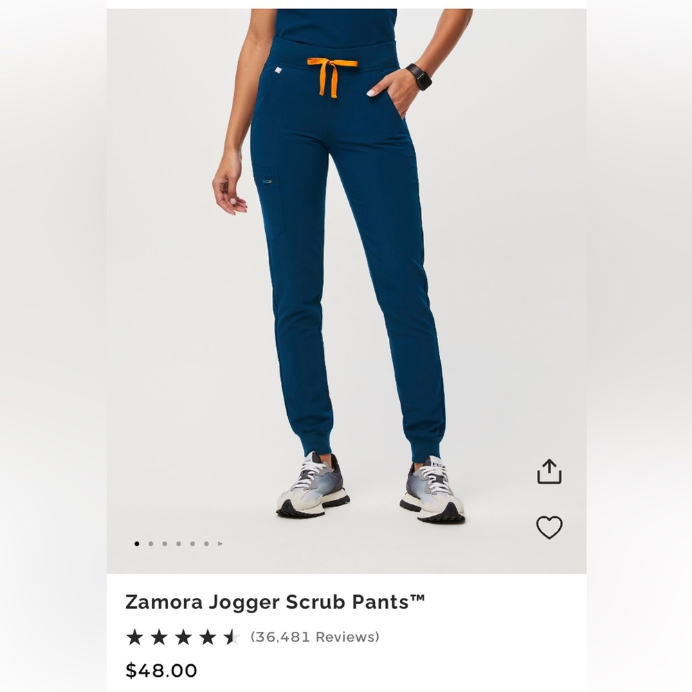 Figs Deep Reef Zamora joggers size large